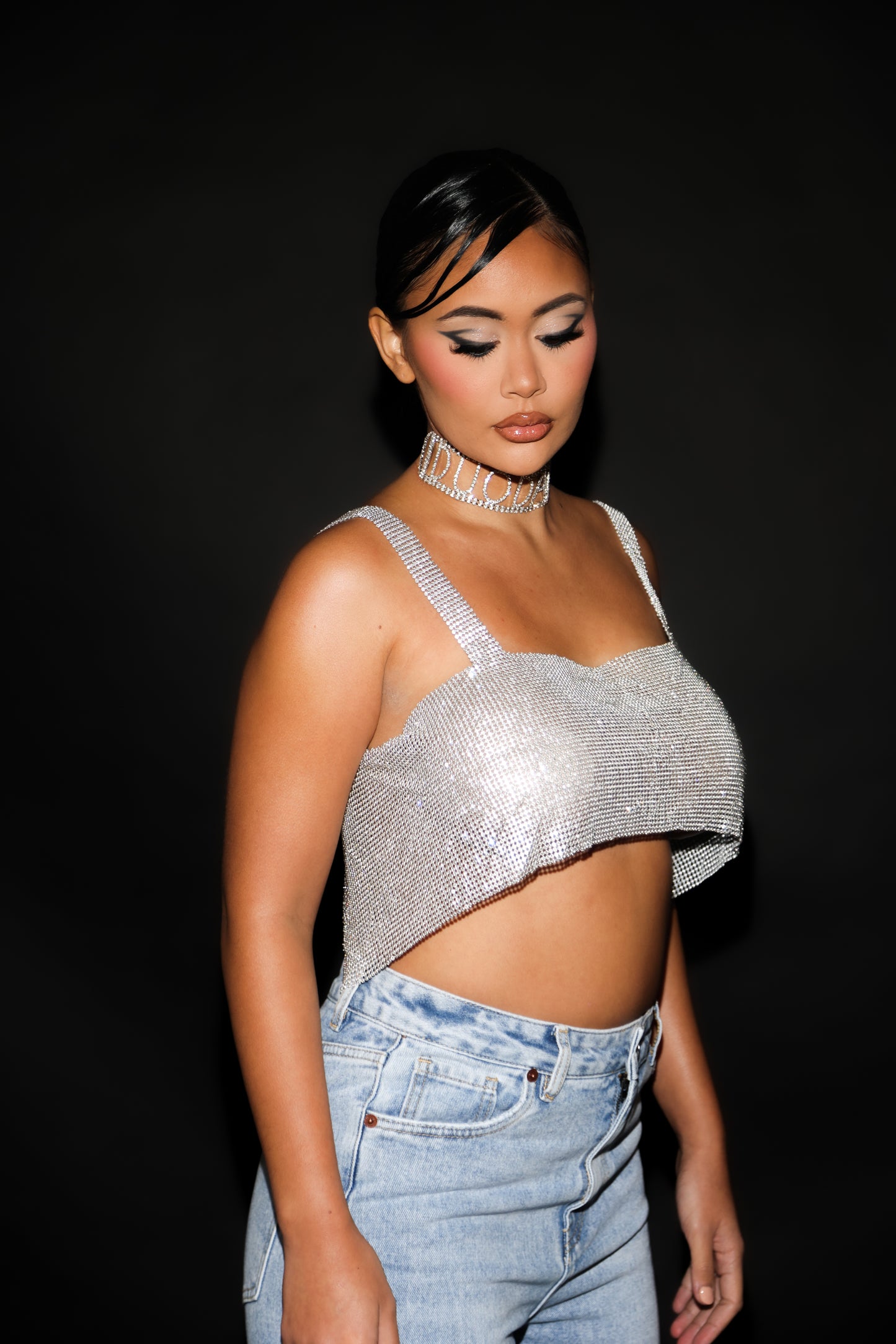 DIAMANTE CROP TOP